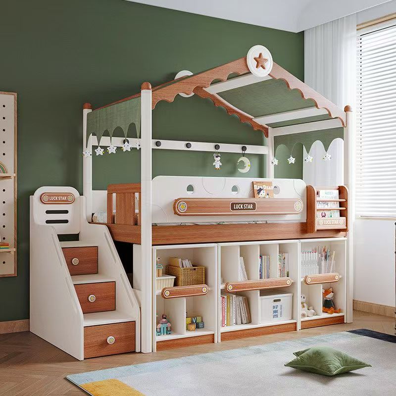 Bunk Bed With Stairs And Slide - # Деревянные двухъярусные кровати OEM/ODM от