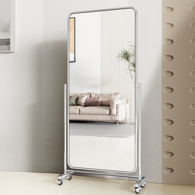Full Length Mirror Jewelry Armoire - Передвижное зеркало из нержавеющей стали для