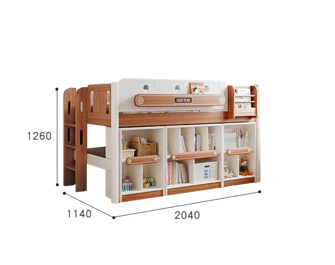 # Деревянные двухъярусные кров – обзор и цена Bunk Bed With Stairs And Slide