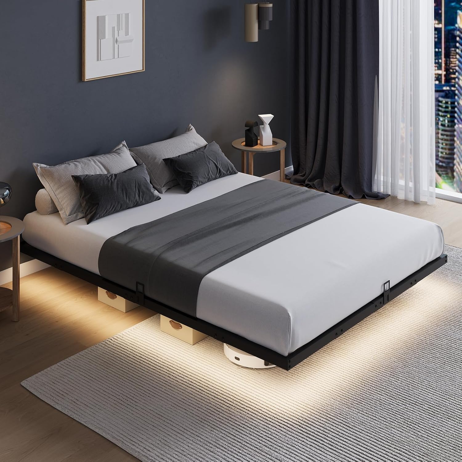 Плавающая рама для кровати с п – обзор и цена Memory Foam Mattress In A Box Queen
