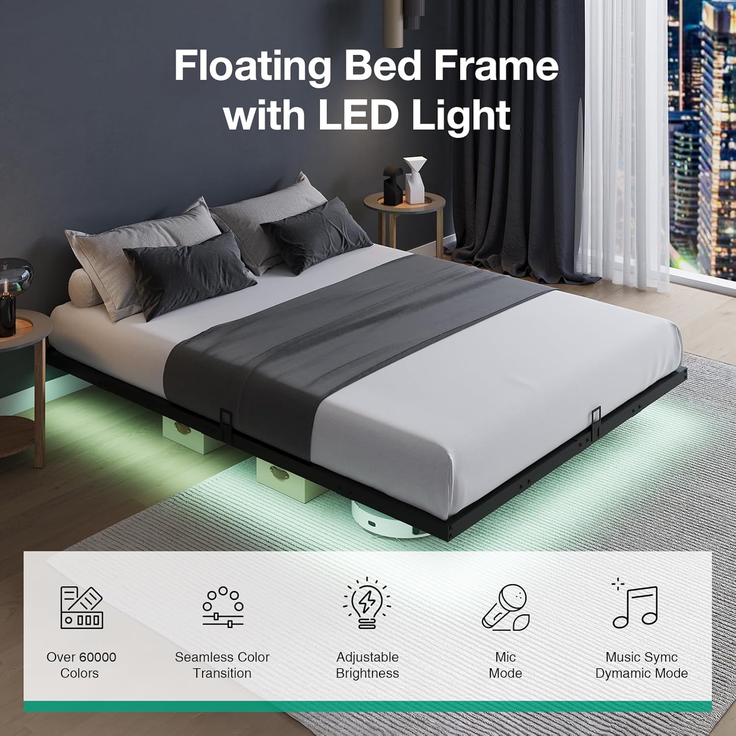 Плавающая рама для кровати с п – обзор и цена Memory Foam Mattress In A Box Queen